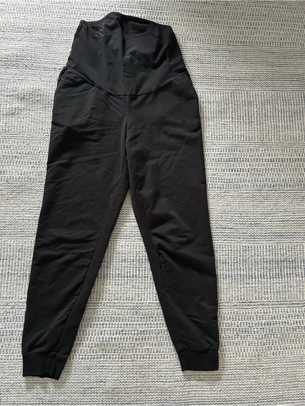 H&M Black Maternity Jogger Pants